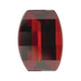 10x8 mm natural dark orange red mozambique garnet, barrel cut | Sapphire Row · cut7