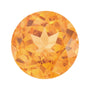 4.5 mm natural orange spessartite garnet, round cut | Sapphire Row · cut7