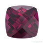 9 mm Cushion Natural Purplish Red Rhodolite Garnet – Checkerboard-Cut – AA Quality — Sapphire Row · cut4
