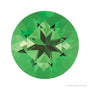 5 mm natural green tsavorite garnet, round cut | Sapphire Row · cut4