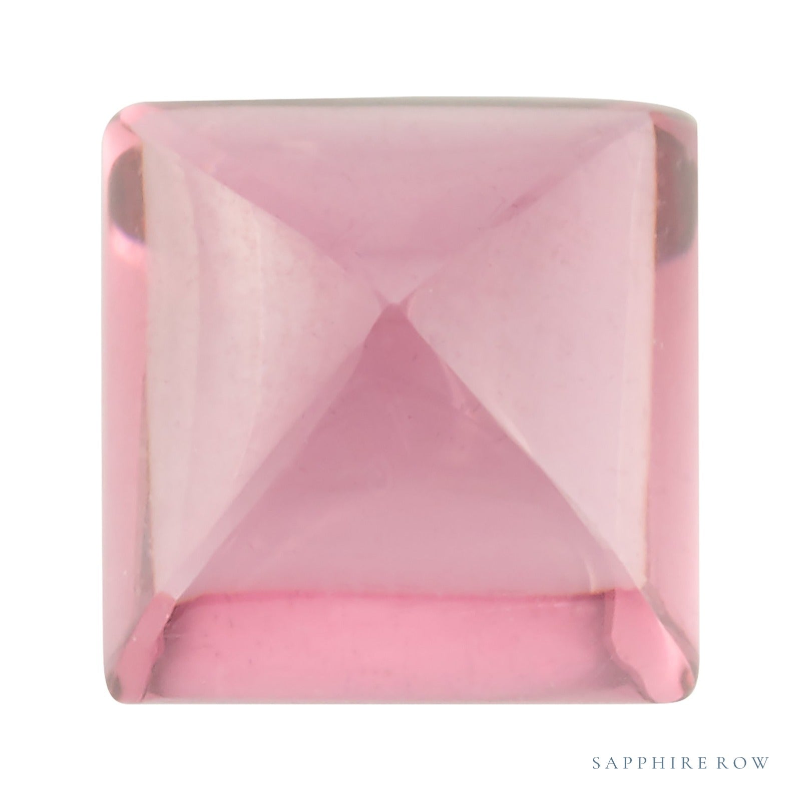 5 mm natural purplish red rhodolite garnet, square cut | Sapphire Row · cut4
