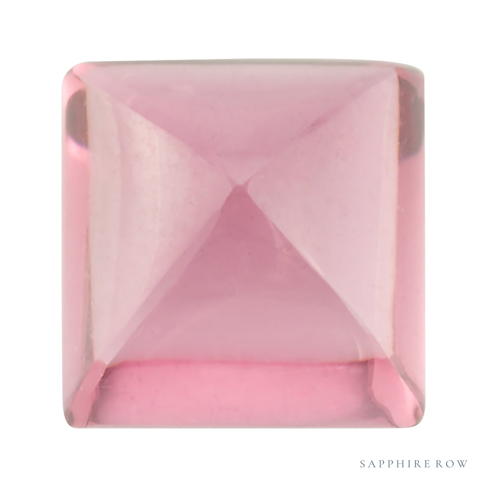 5 mm natural purplish red rhodolite garnet, square cut | Sapphire Row · cut7