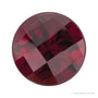8 mm Round Natural Purplish Red Rhodolite Garnet – Checkerboard-Cut – AA Quality — Sapphire Row · cut4