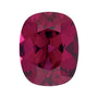 8x6 mm natural purplish red rhodolite garnet, antique cushion cut | Sapphire Row · cut7