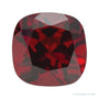 12 mm natural dark orange red mozambique garnet, cushion cut | Sapphire Row · cut4