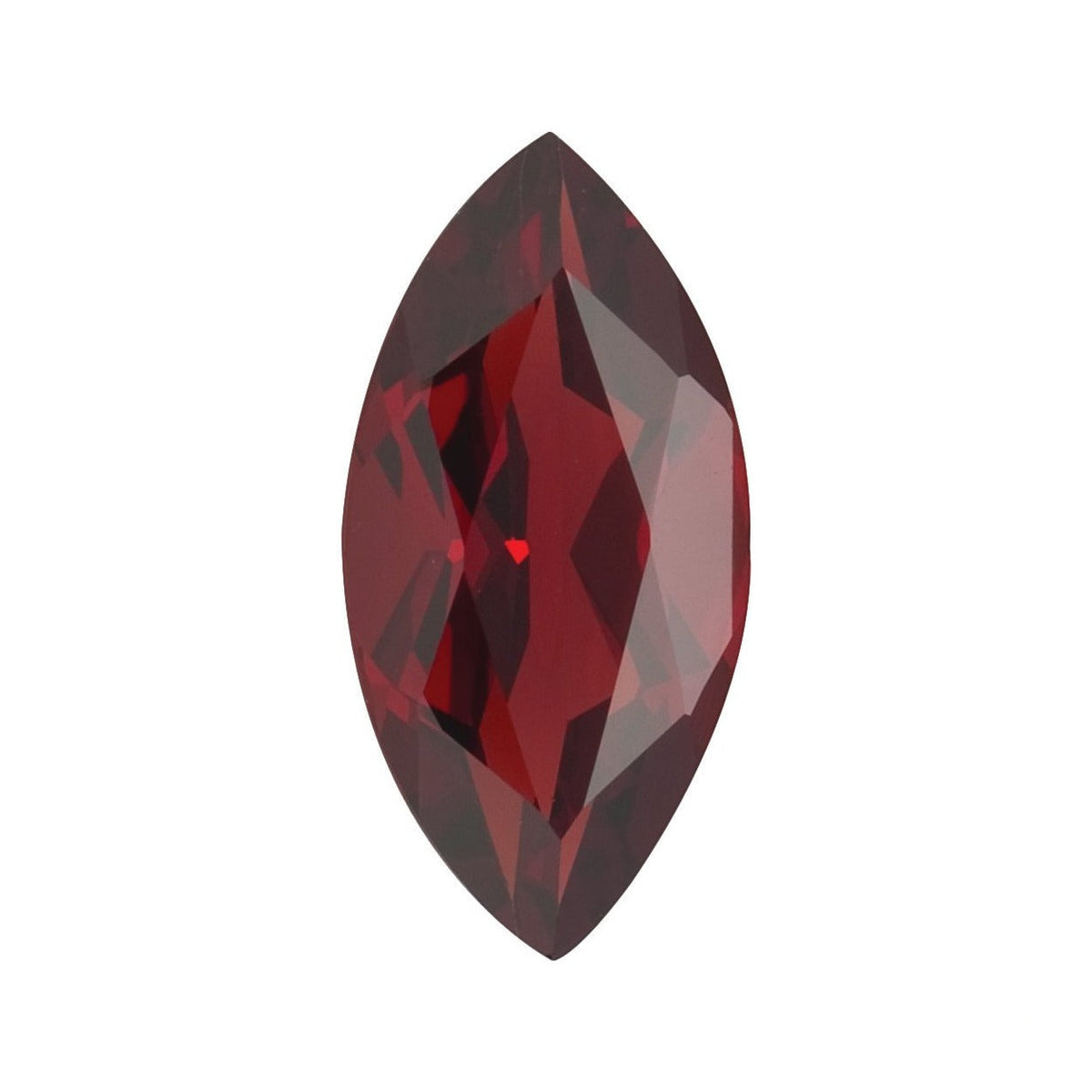 15x7 mm natural dark orange red mozambique garnet, marquise cut | Sapphire Row · cut7