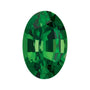 7x5 mm natural green tsavorite garnet, oval cut | Sapphire Row · cut7