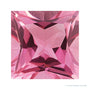 6 mm Square Natural Pink Tourmaline – Princess-Cut – AA Quality — Sapphire Row · cut4