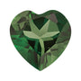 5 mm natural green tourmaline, heart cut | Sapphire Row · cut7