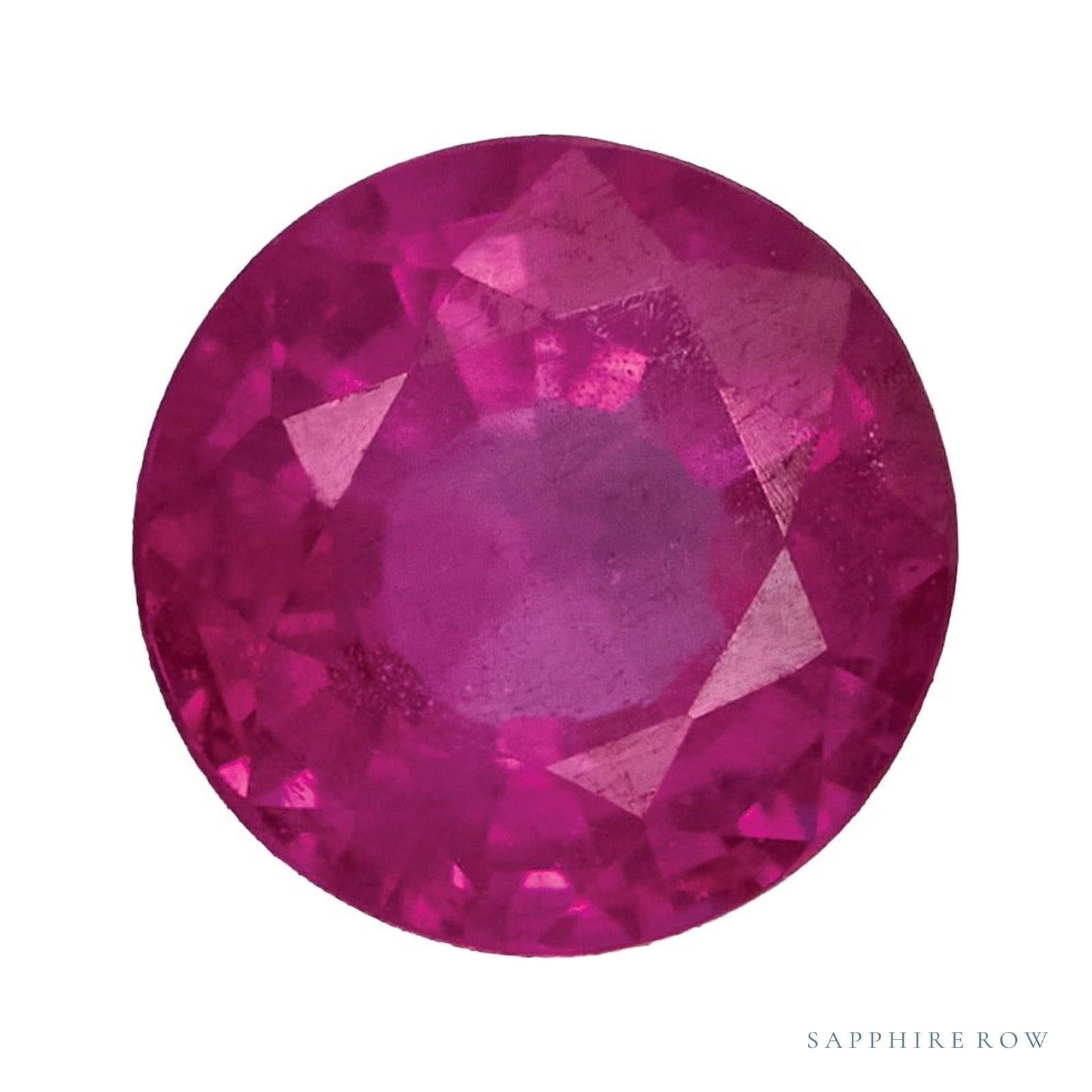 4 mm Round Natural Red Ruby – Faceted Cut – A Quality — Sapphire Row · cut4