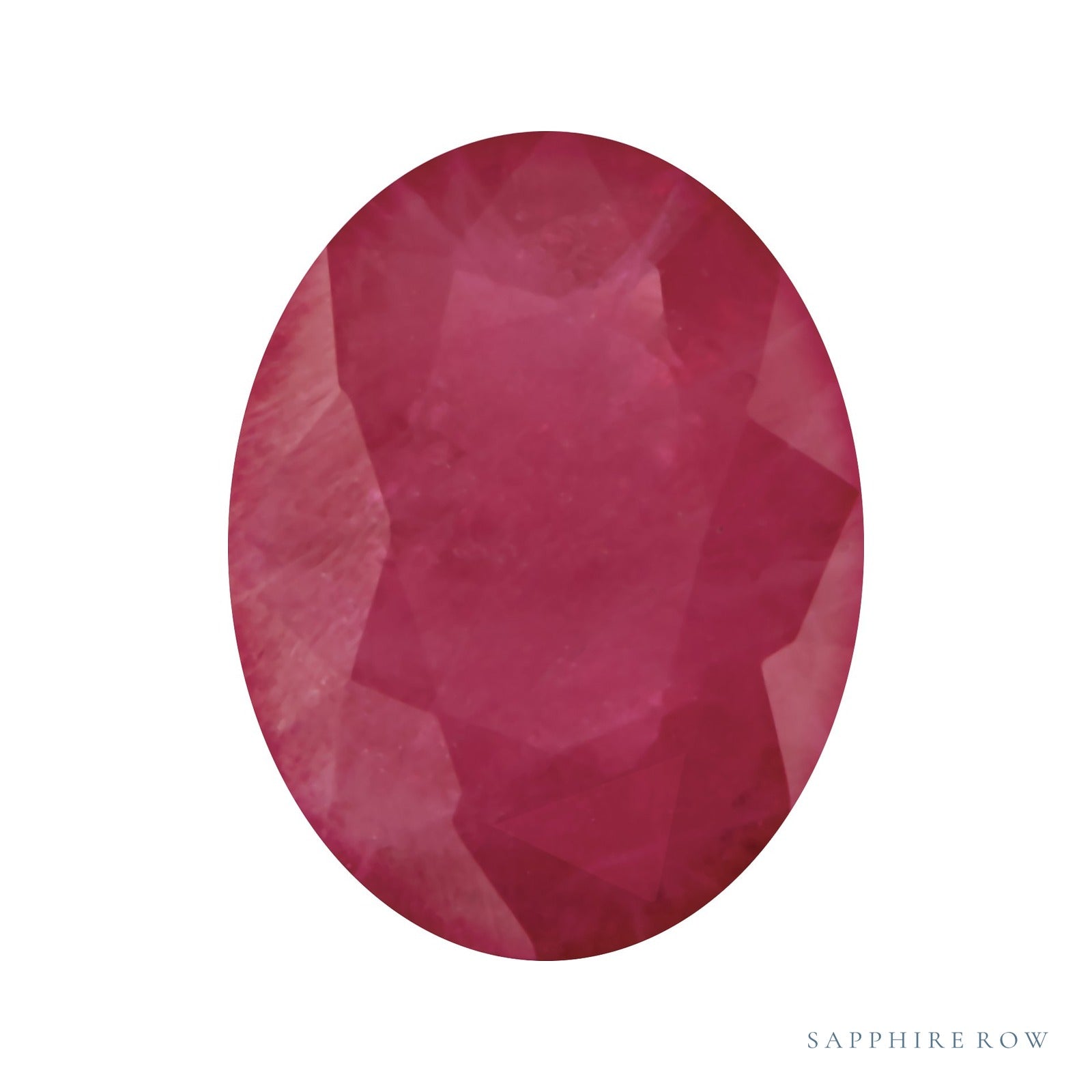 4x3 mm natural red ruby, oval cut | Sapphire Row · cut4