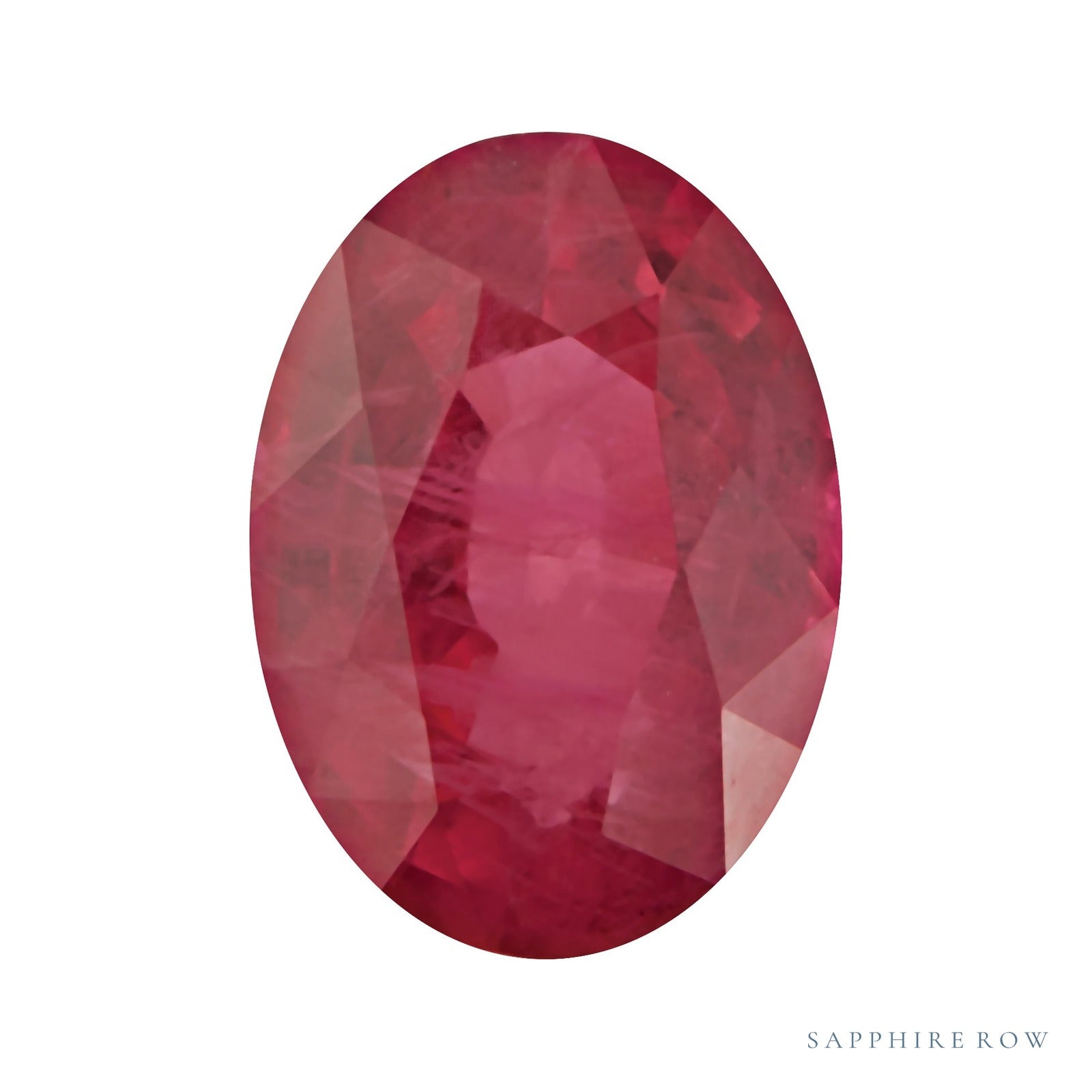 6x4 mm Oval Natural Red Ruby – Faceted Cut – A Quality — Sapphire Row · cut4