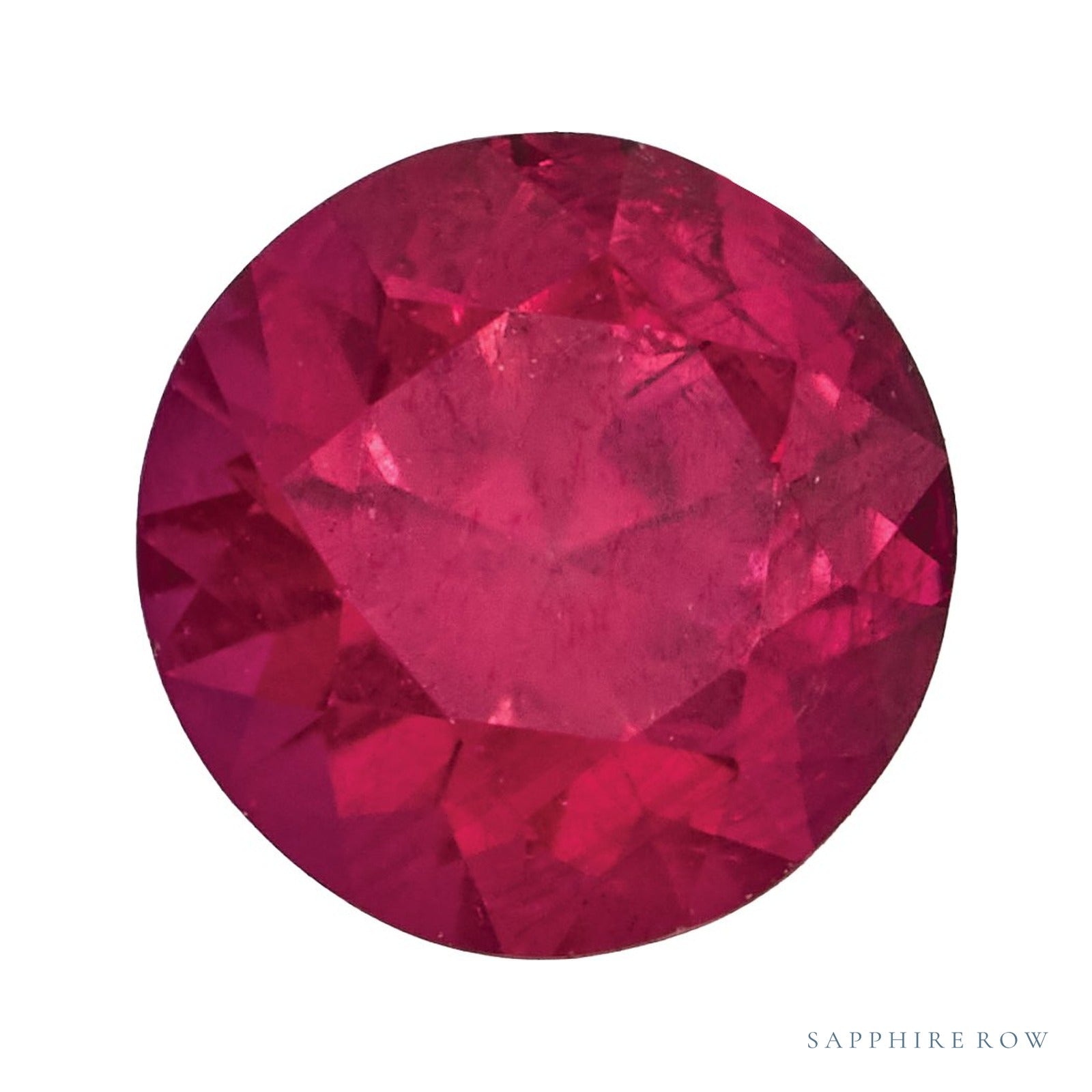 4.5 mm natural red ruby, round cut | Sapphire Row · cut4