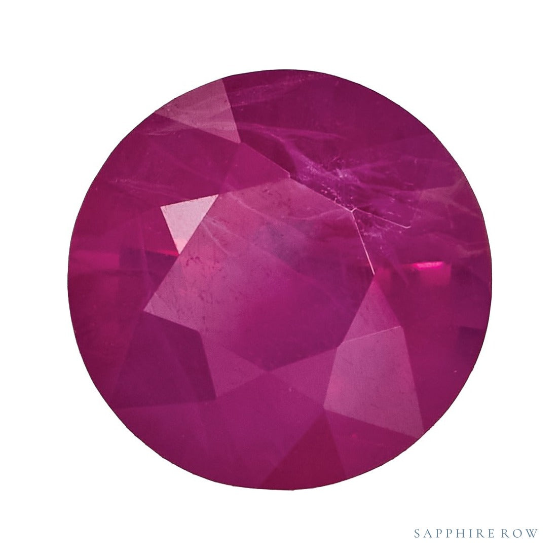4.5 mm natural red ruby, round cut | Sapphire Row · cut7