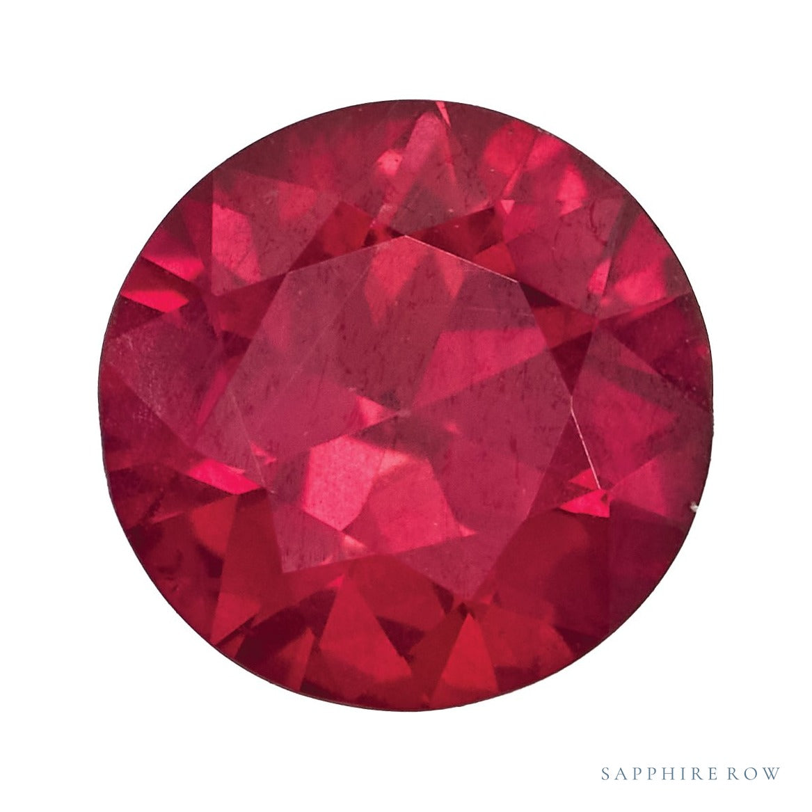5 mm natural red ruby, round cut | Sapphire Row · cut7