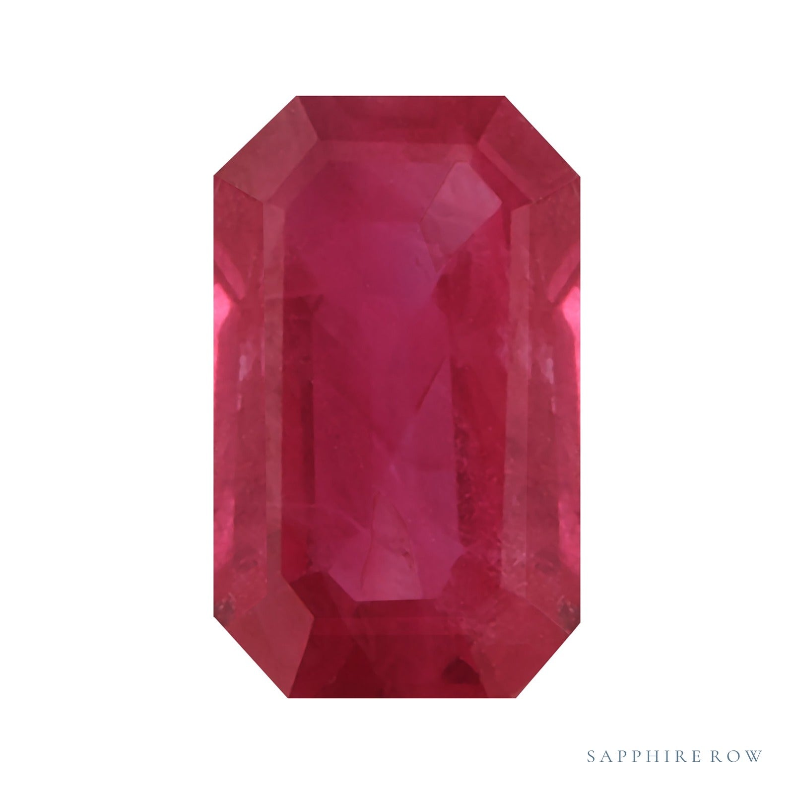 5x3 mm natural red ruby, emerald cut | Sapphire Row · cut4