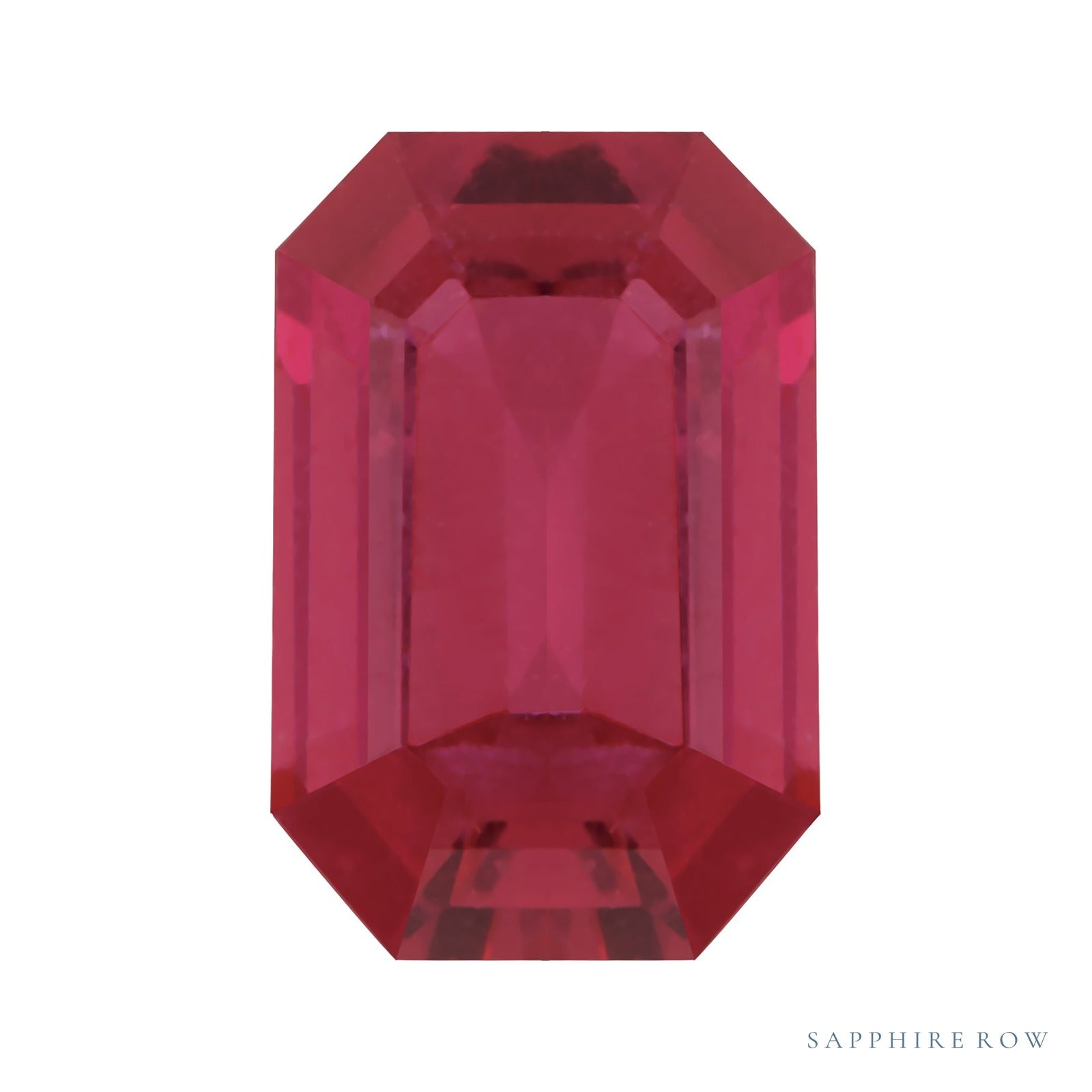 5x3 mm natural red ruby, emerald cut | Sapphire Row · cut4