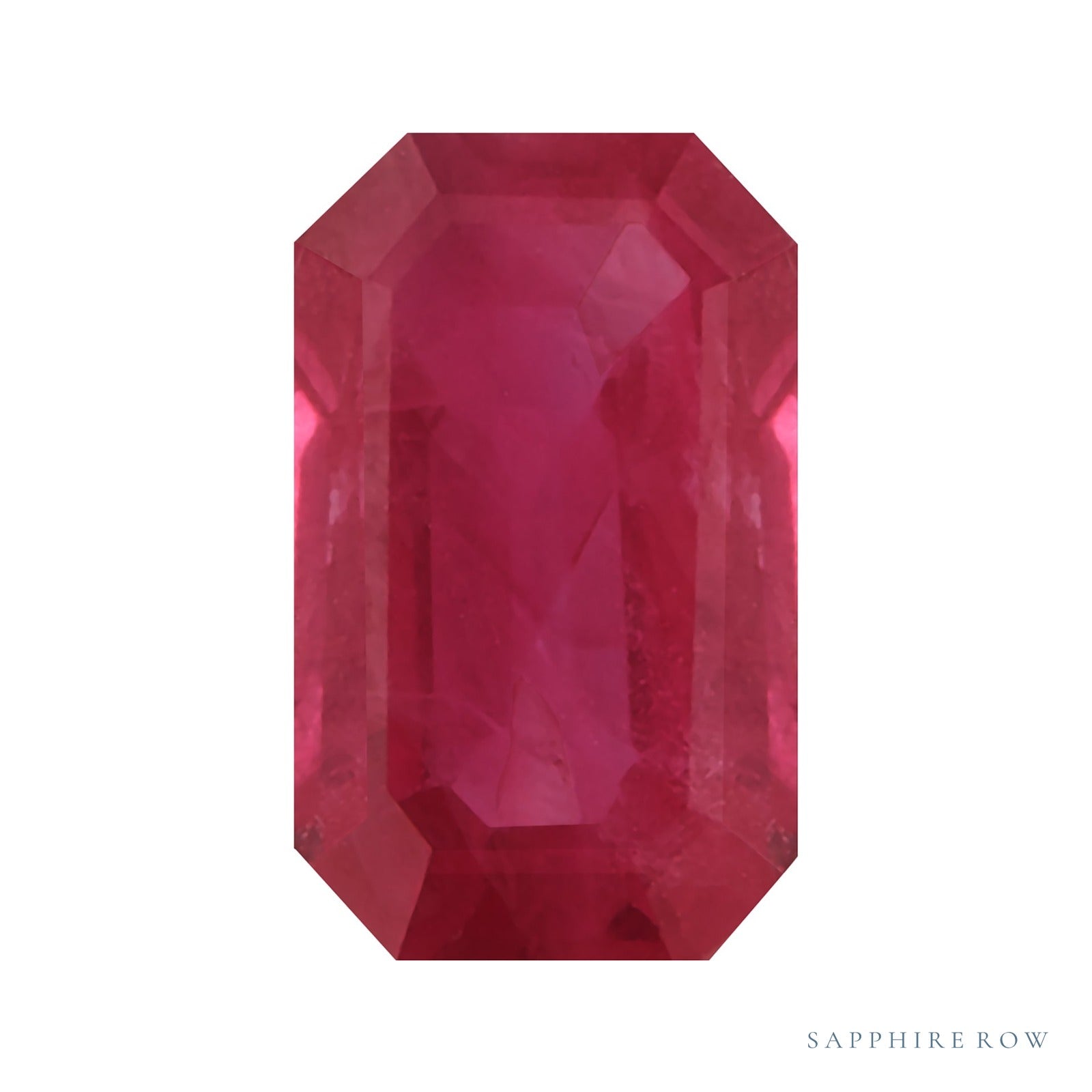 6x4 mm Emerald Natural Red Ruby – Step-Cut – B Quality — Sapphire Row · cut4