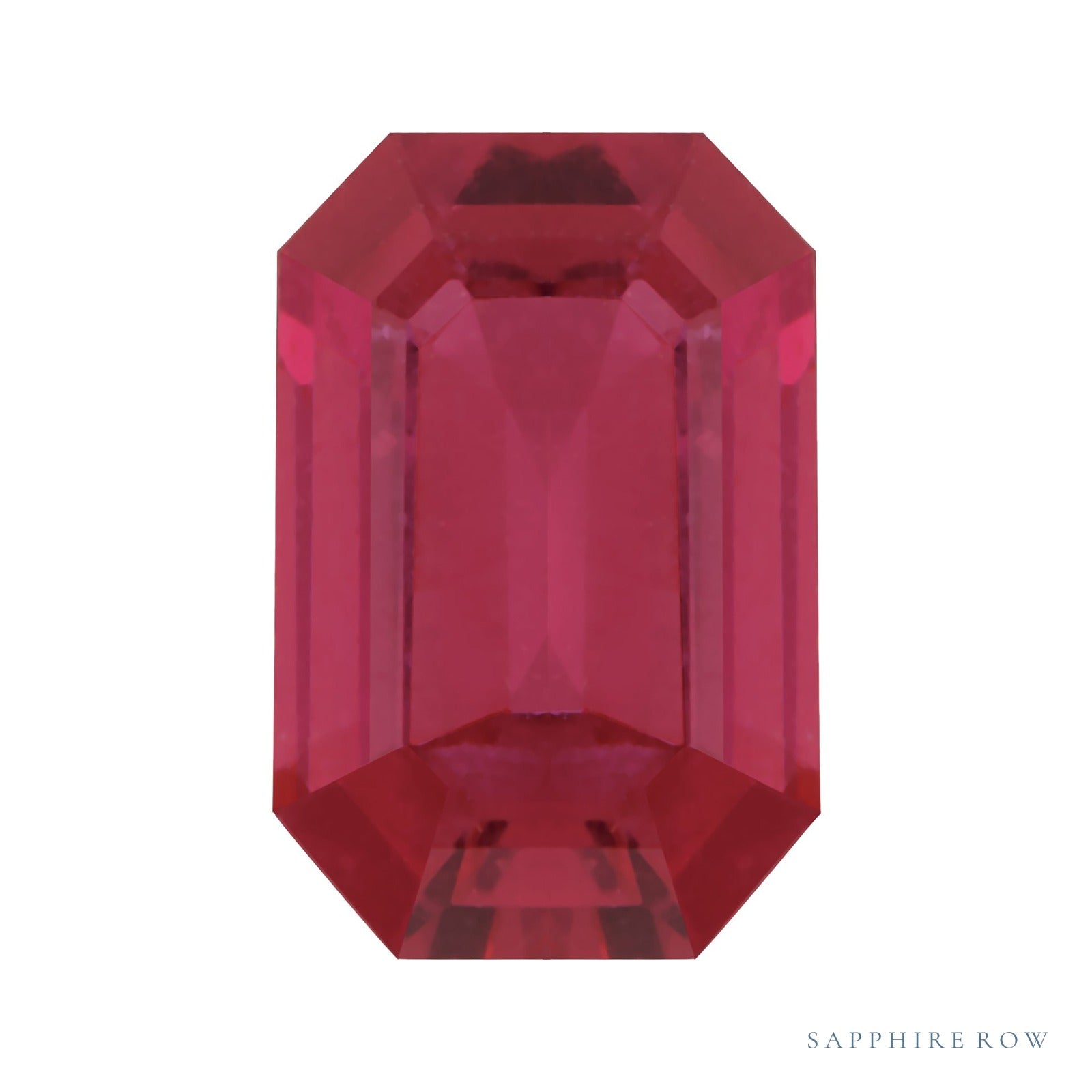 6x4 mm natural red ruby, emerald cut | Sapphire Row · cut4