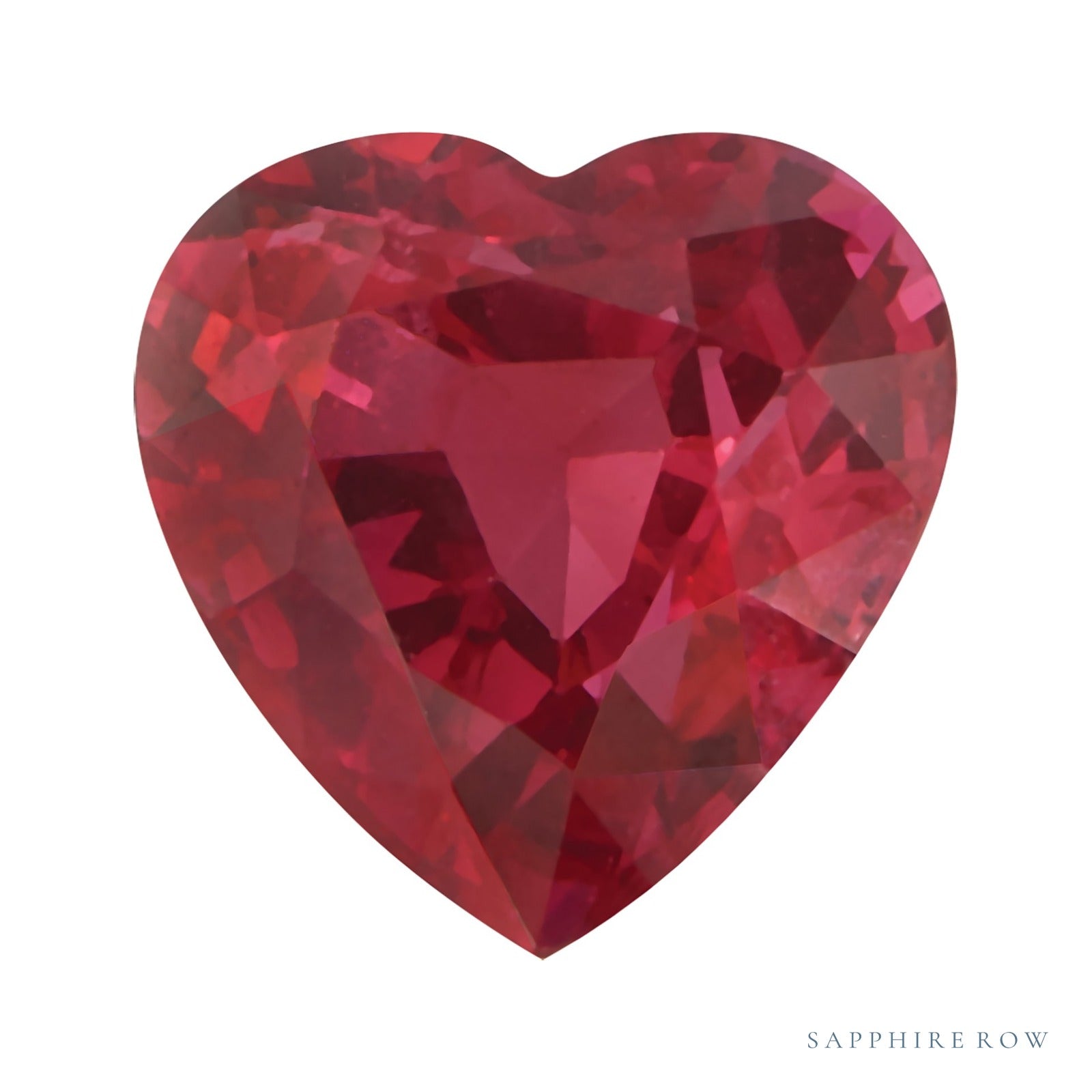 4 mm natural red ruby, heart cut | Sapphire Row · cut4