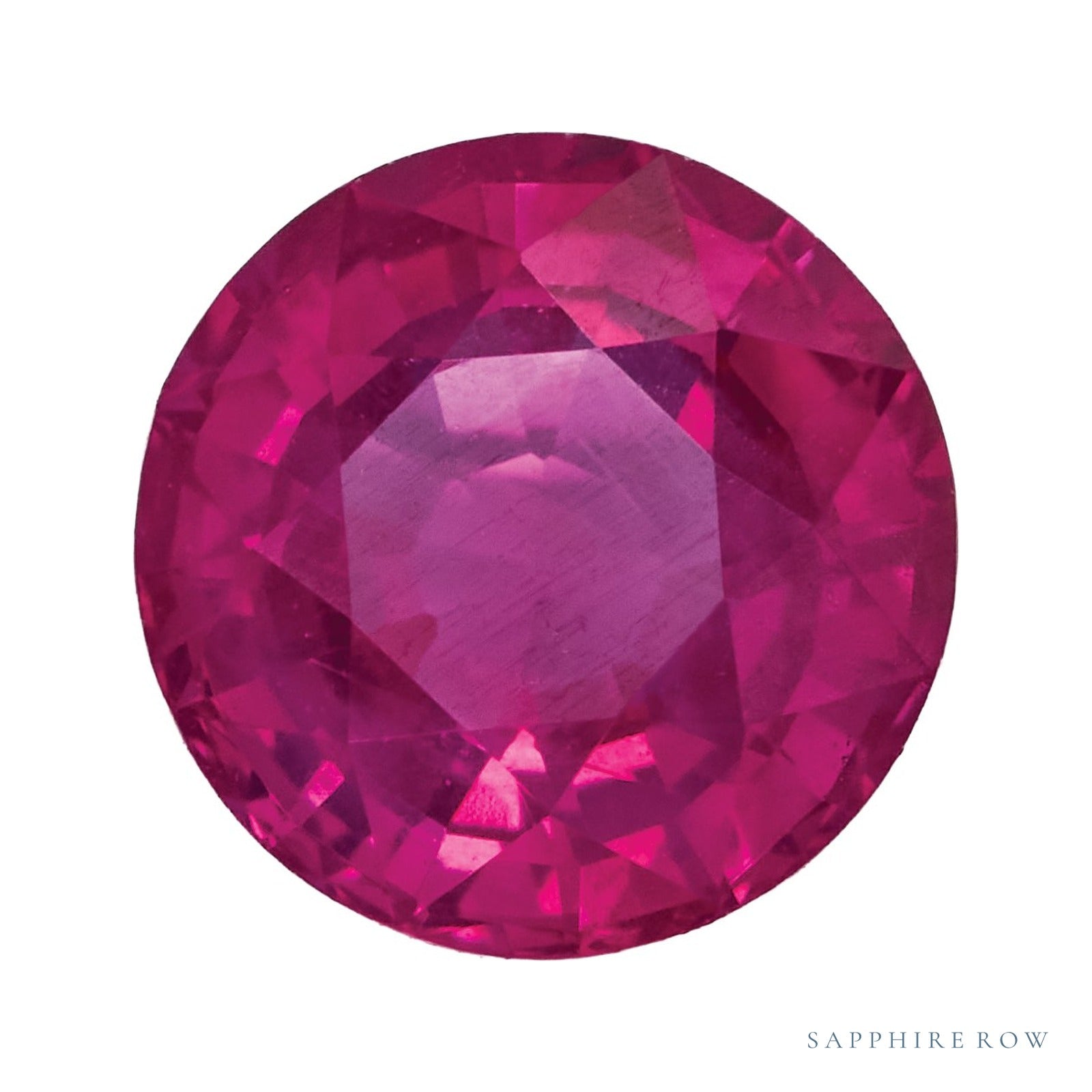 5 mm natural red ruby, round cut | Sapphire Row · cut4