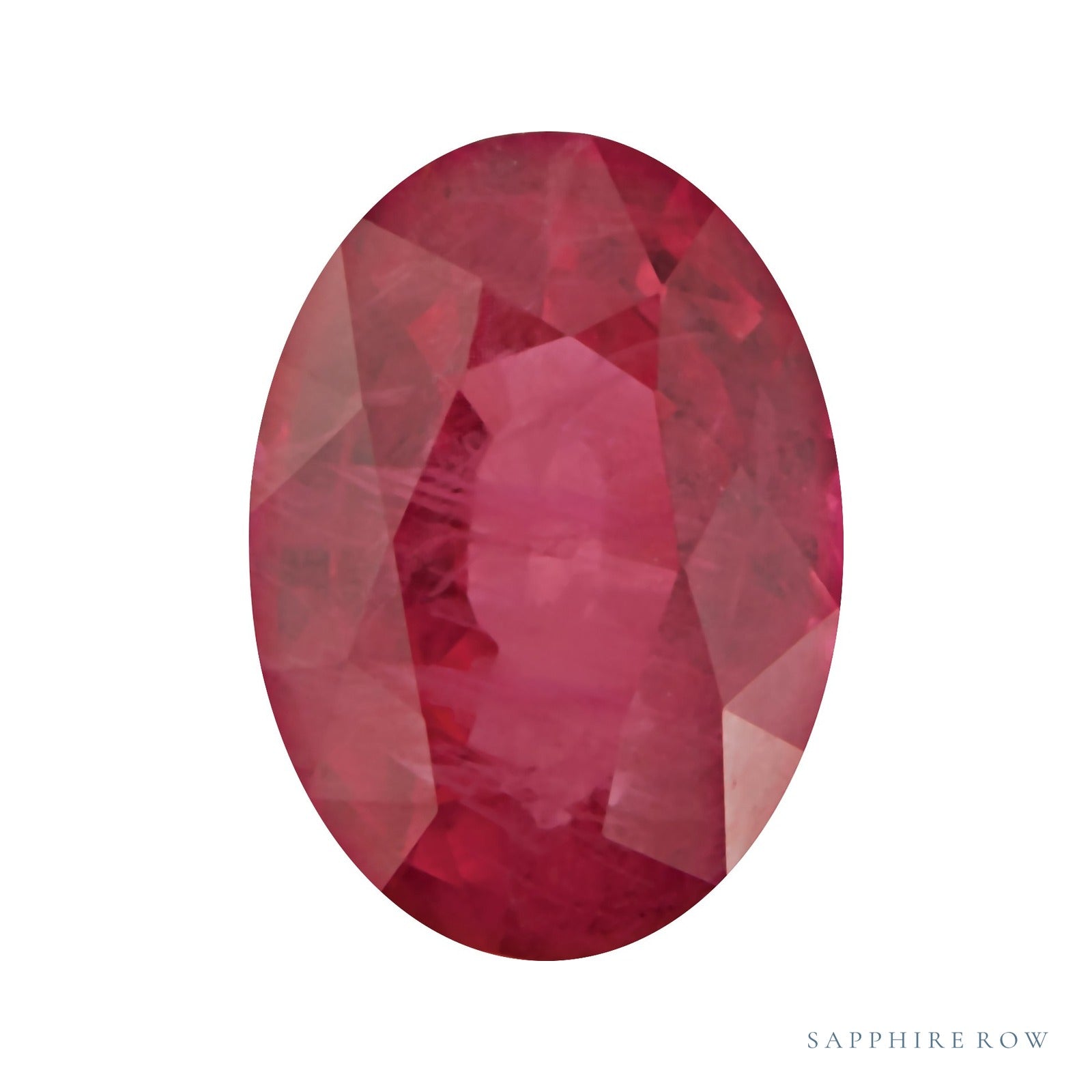 4x3 mm natural red ruby, oval cut | Sapphire Row · cut4