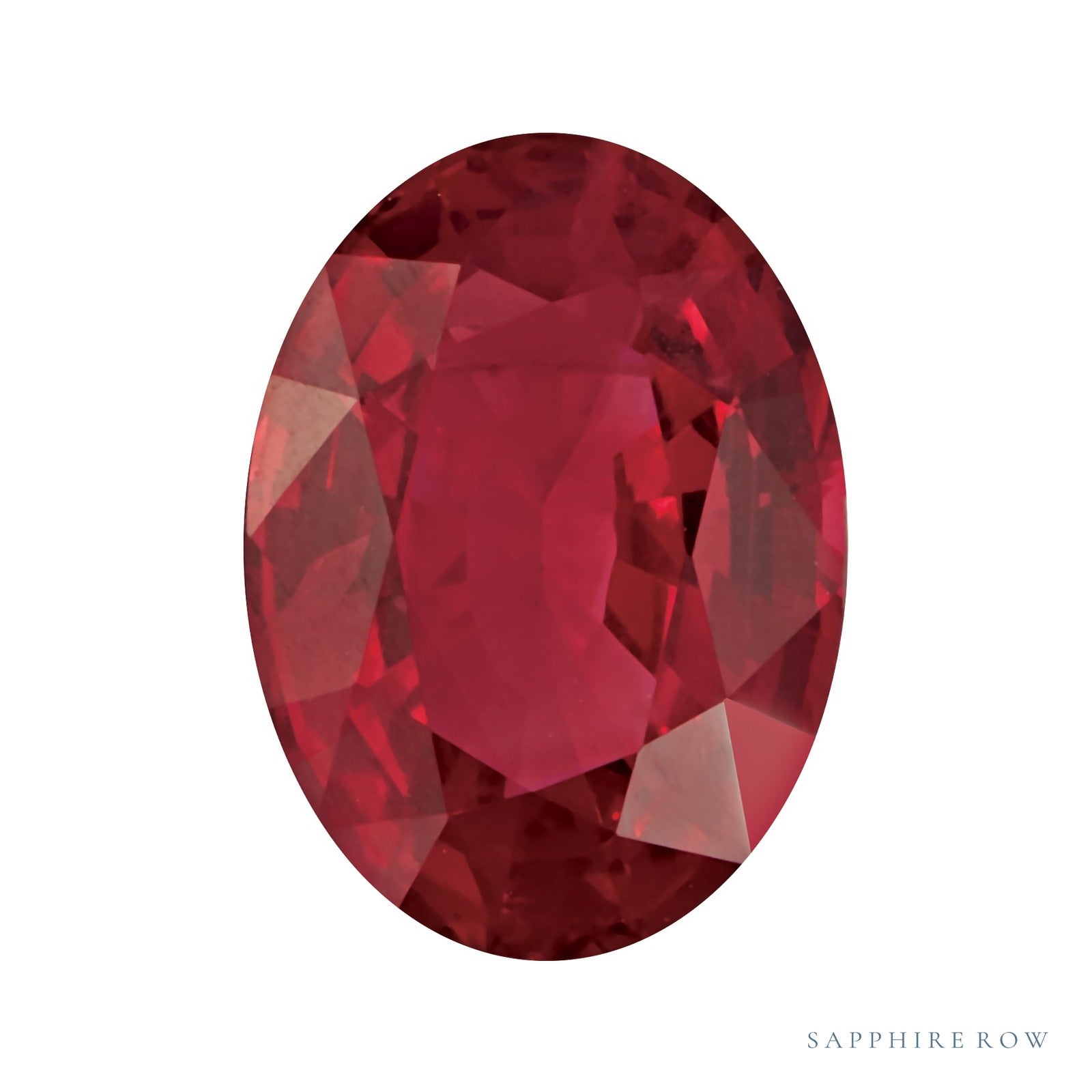 6x4 mm natural red ruby, oval cut | Sapphire Row · cut4