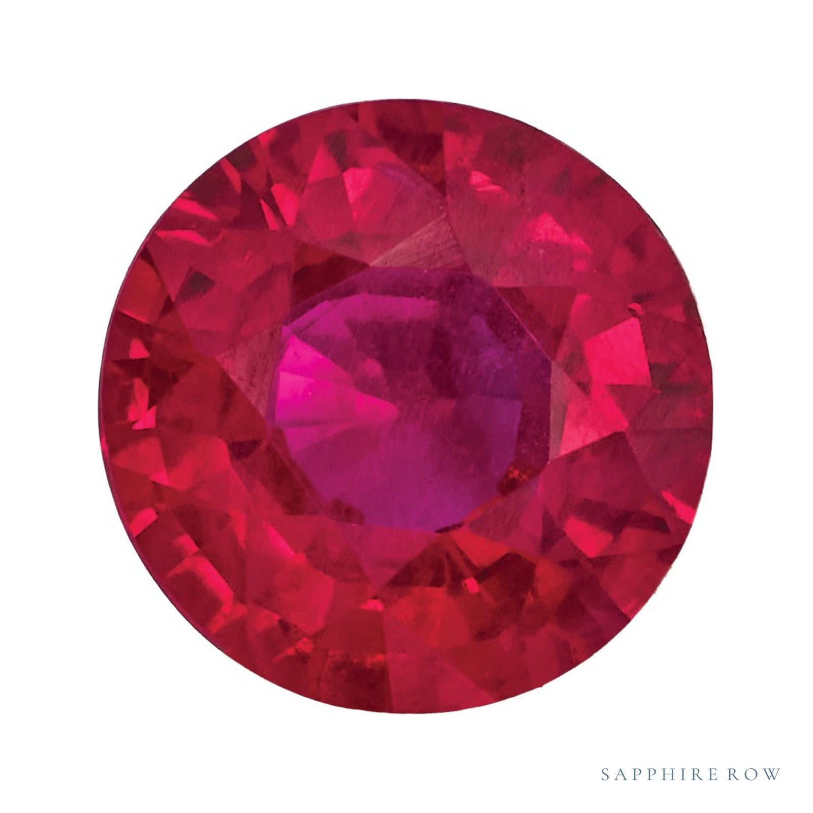 4.5 mm natural red ruby, round cut | Sapphire Row · cut4
