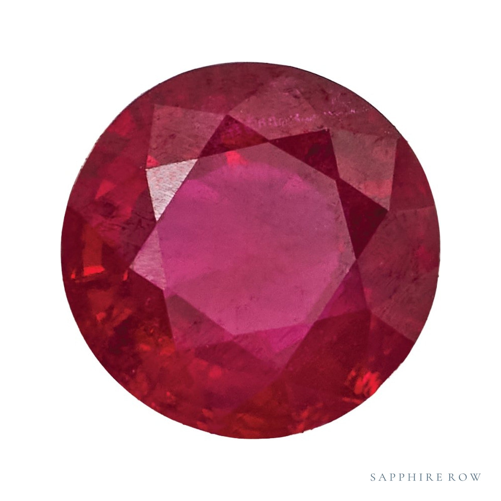 4 mm Round Natural Red Ruby – Faceted Cut – AA Quality — Sapphire Row · cut4