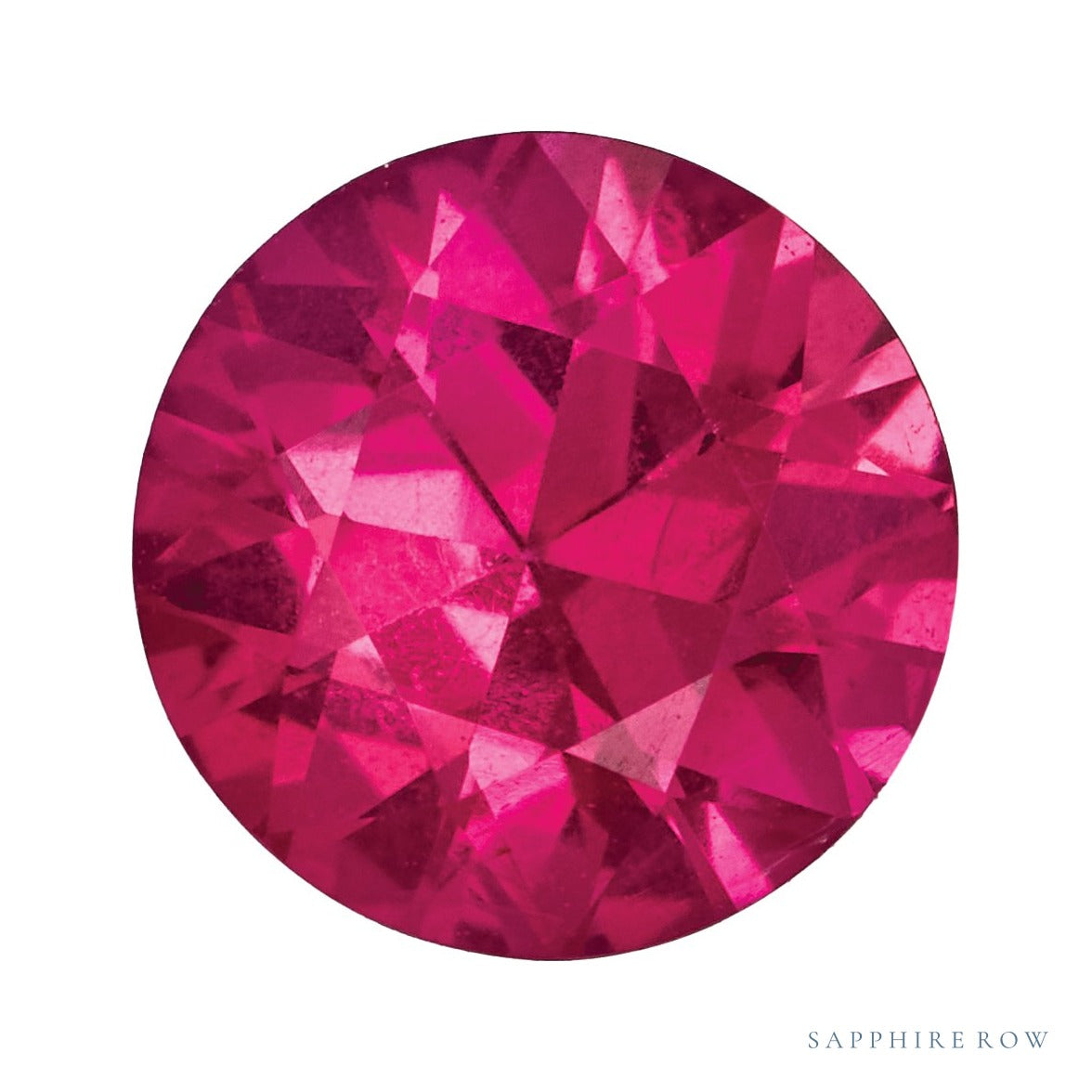 5 mm natural red ruby, round cut | Sapphire Row · cut7