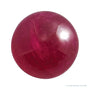 4 mm Round Natural Red Ruby – Cabochon Cut – A Quality — Sapphire Row · cut4