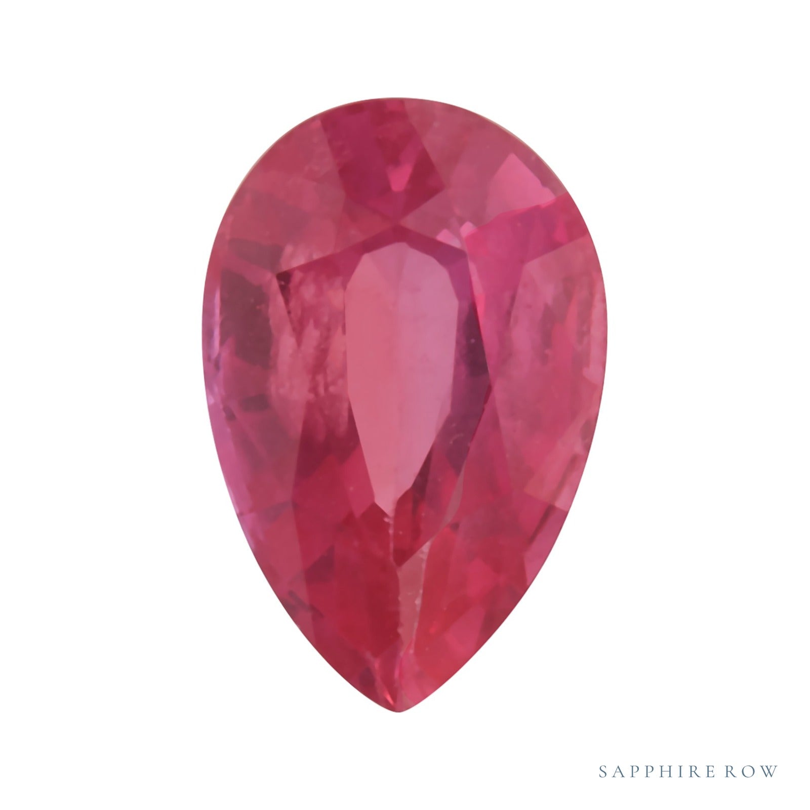 4x3 mm natural red ruby, pear cut | Sapphire Row · cut4