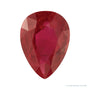 6x4 mm Pear Natural Red Ruby – Faceted Cut – AA Quality — Sapphire Row · cut4