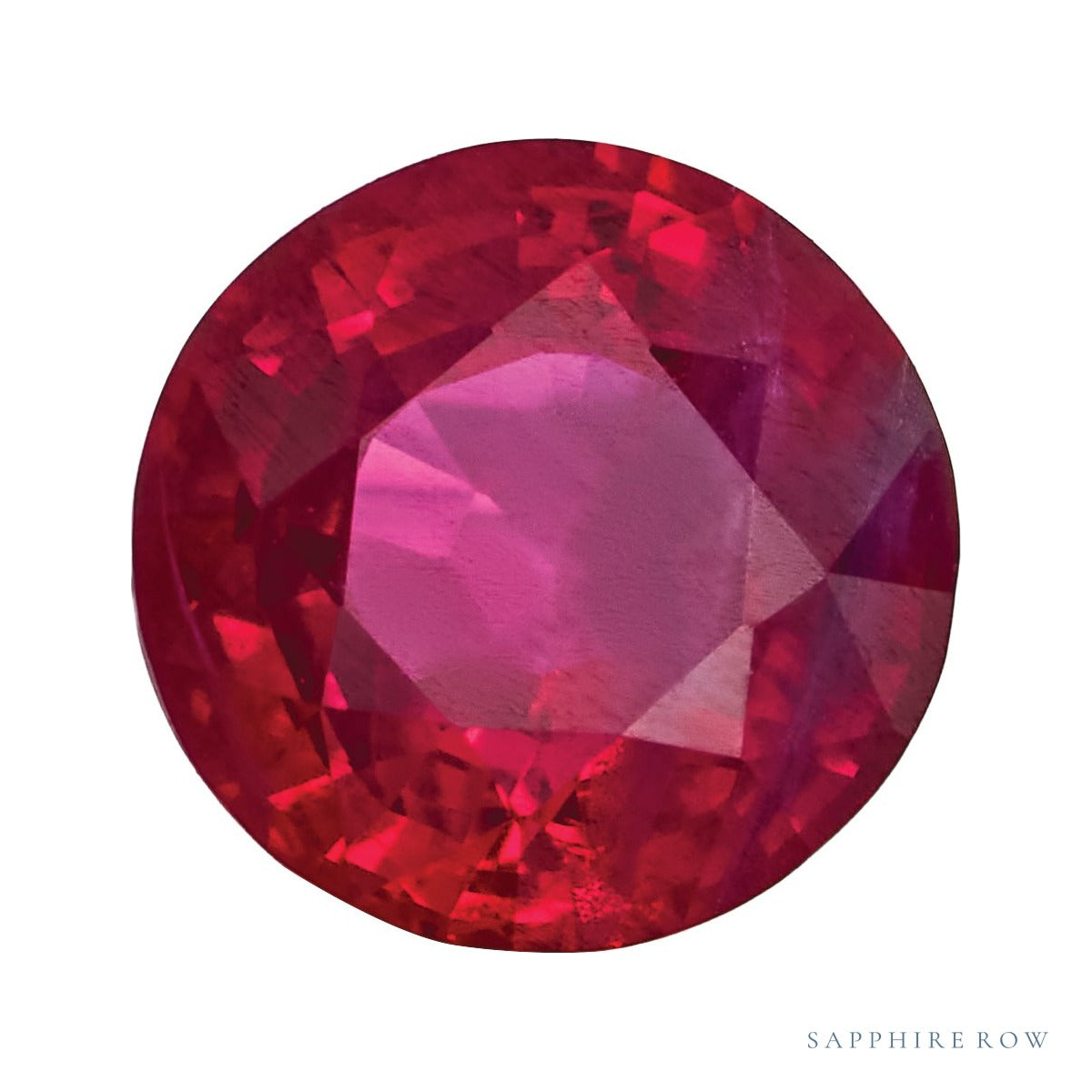 5 mm natural red ruby, round cut | Sapphire Row · cut7