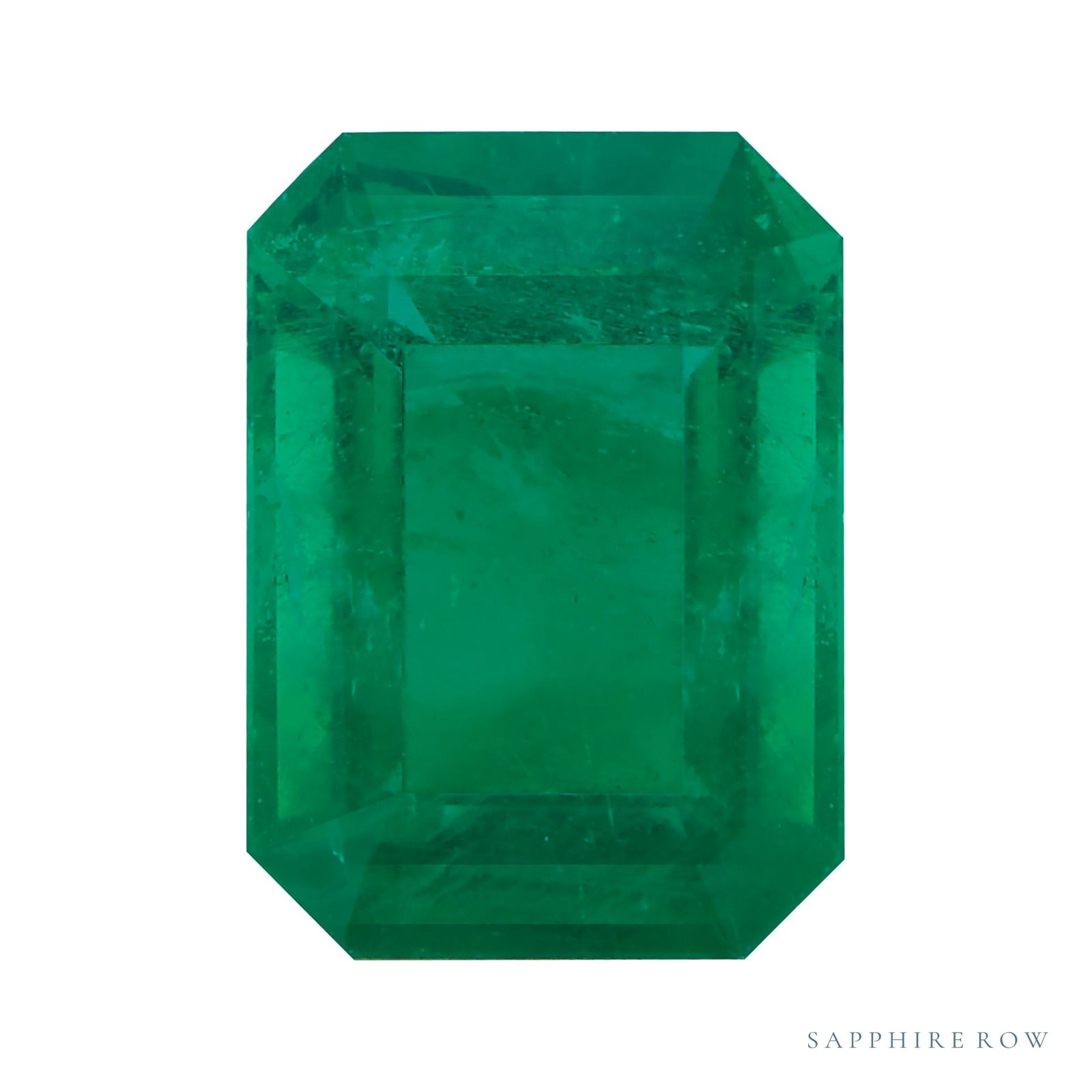 7x5 mm natural green emerald, emerald cut | Sapphire Row · cut6