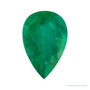 6x4 mm Pear Natural Green Emerald – Faceted Cut – B Quality — Sapphire Row · cut4