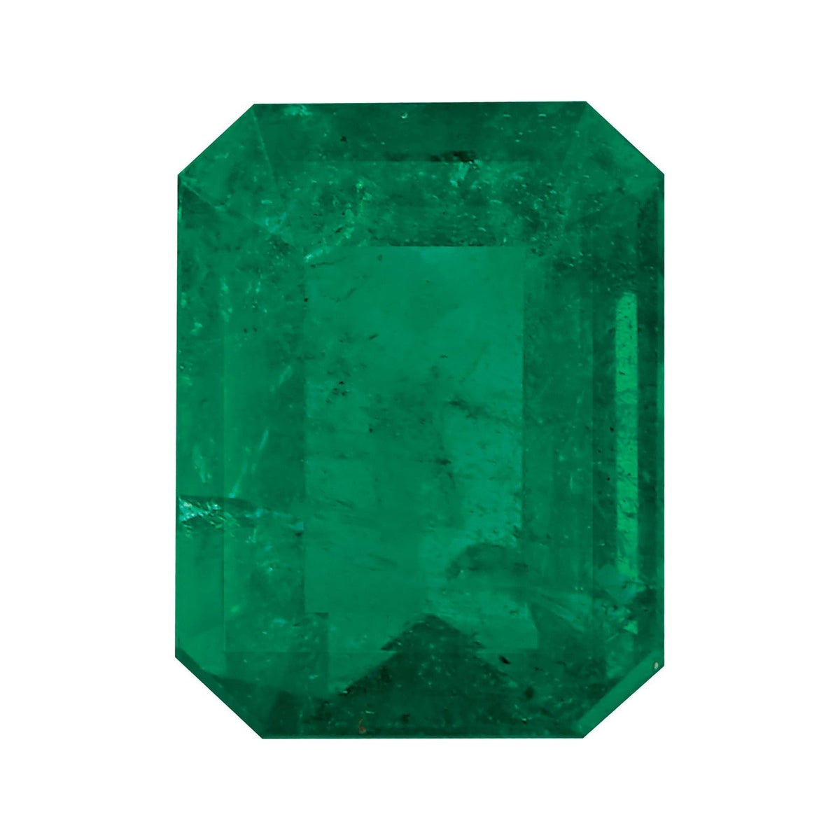 4x3 mm natural green emerald, emerald cut | Sapphire Row · cut7