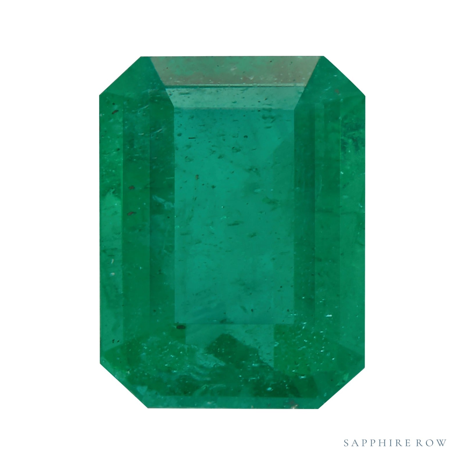 7x5 mm natural green emerald, emerald cut | Sapphire Row · cut6