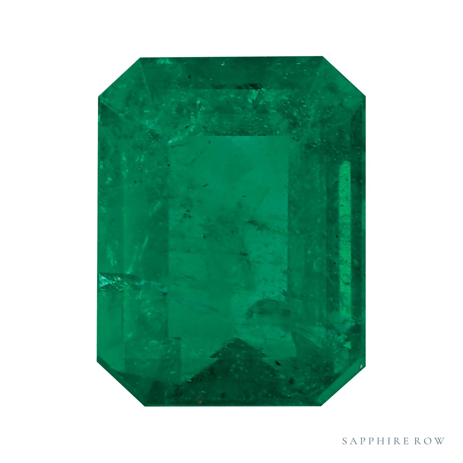6x4 mm Emerald Natural Green Emerald – Step-Cut – AA Quality — Sapphire Row · cut4