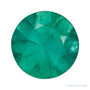 4.5 mm Round Natural Green Emerald – Faceted Diamond-Cut – B Quality — Sapphire Row · cut4