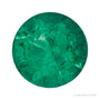 4.5 mm natural green emerald, round cut | Sapphire Row · cut4
