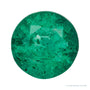 4.5 mm Round Natural Green Emerald – Faceted Cut – AA Quality — Sapphire Row · cut4