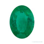 8x6 mm natural green emerald, oval cut | Sapphire Row · cut4