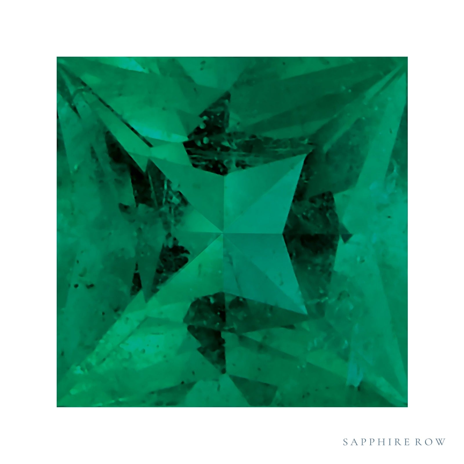 4 mm natural green emerald, square cut | Sapphire Row · cut4