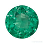 5 mm Round Natural Green Emerald – Faceted Cut – A Quality — Sapphire Row · cut4