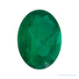 8x6 mm natural green emerald, oval cut | Sapphire Row · cut4