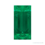 4x2 mm natural green emerald, straight baguette cut | Sapphire Row · cut7