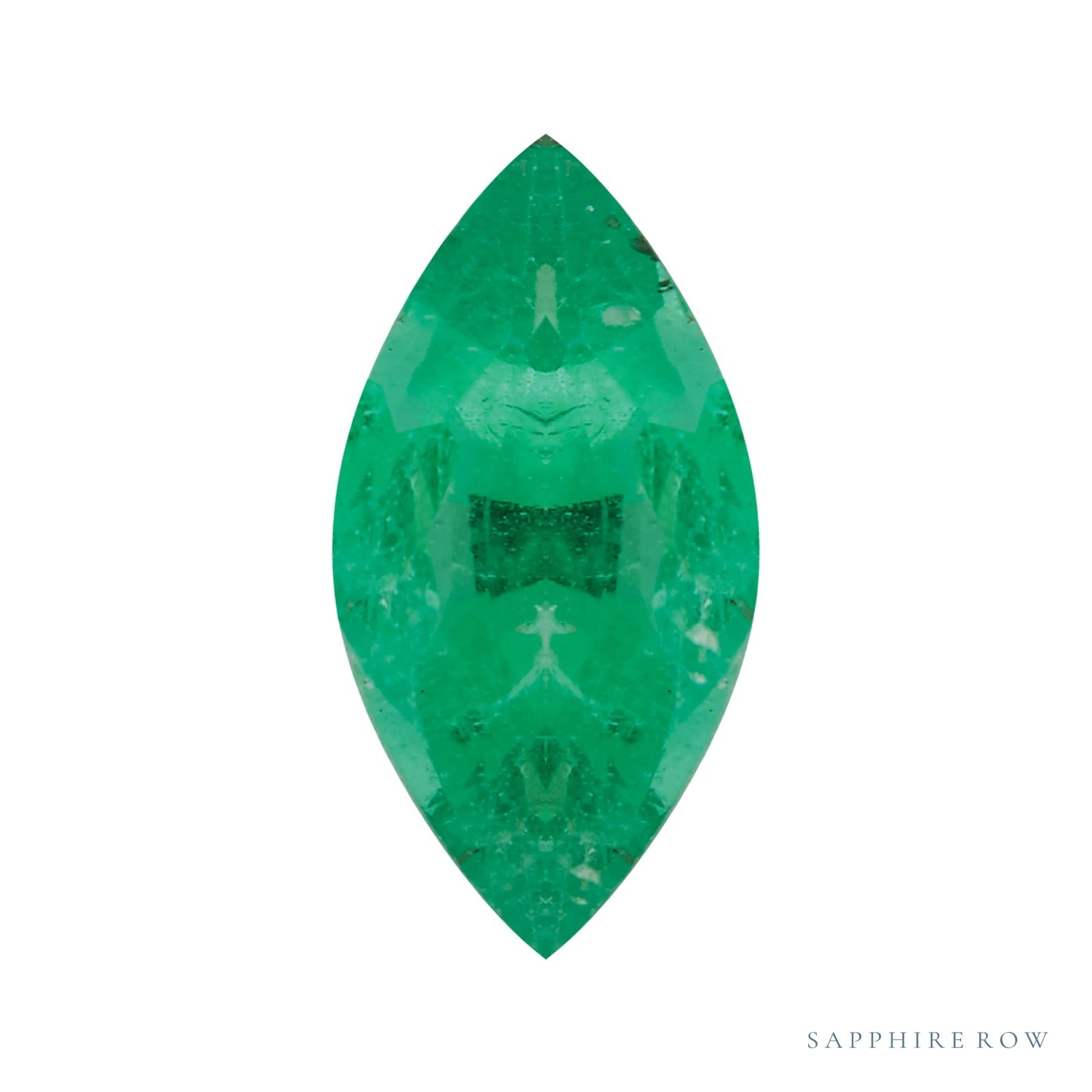 4x2 mm natural green emerald, marquise cut | Sapphire Row · cut4