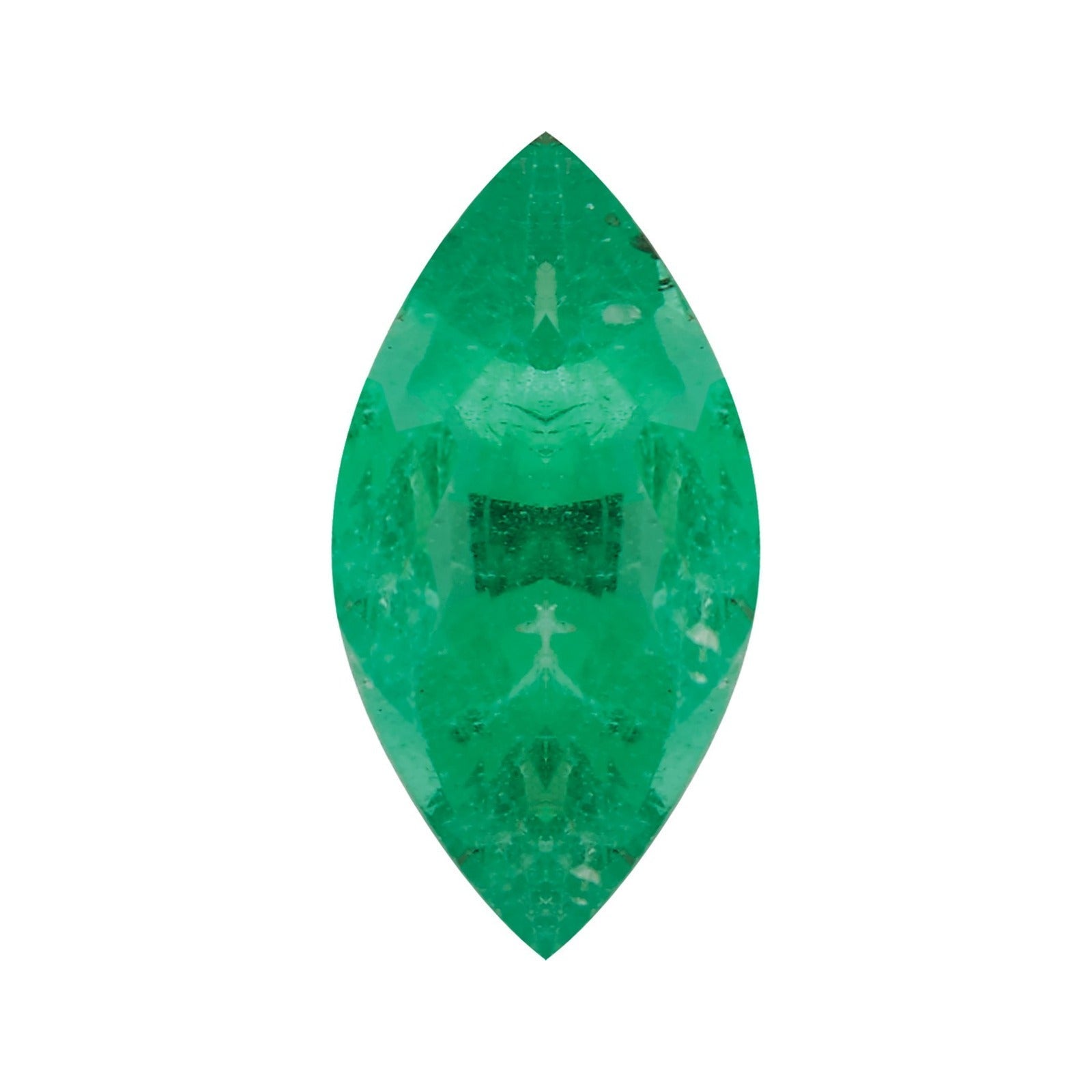 4x2 mm natural green emerald, marquise cut | Sapphire Row · cut7
