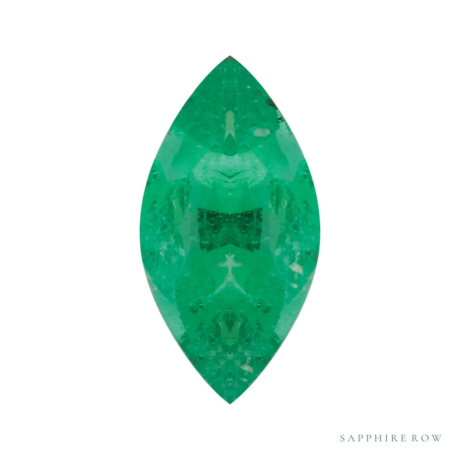 4.25x2.25 mm natural green emerald, marquise cut | Sapphire Row · cut7